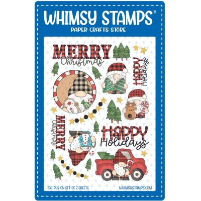 Whimsy Stamps Rub-Ons - Country Gnome